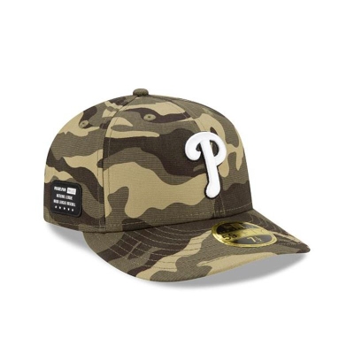 Philadelphia Phillies Gorra | New Era MLB Armed Forces Weekend Low Profile 59fifty Fitted Cap Mexico - Verdes